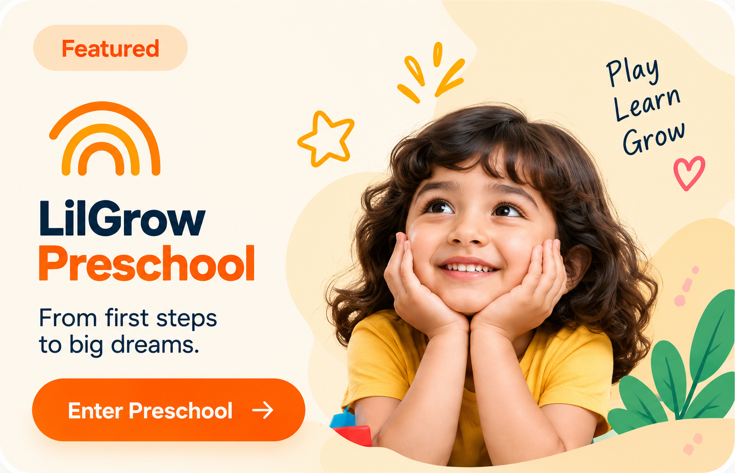 LilGrow Preschool - From first steps to big dreams
